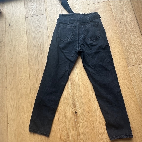 DANCE & MARVEL WASHED BLACK PAPERBAG JEANS - S - Picture 6 of 13